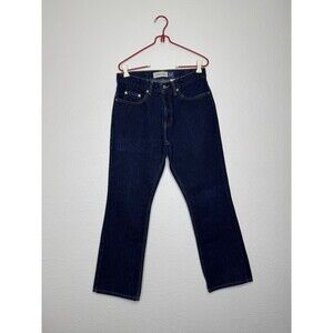 Vintage GAP Jeans Womens 6 Boot Cut Ankle Dark Wash Button Fly USA 90s Cotton